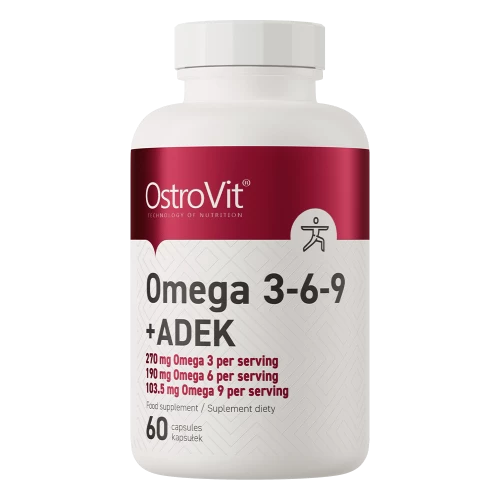 OstroVit - Omega 3-6-9 + ADEK - 60 kapsułek OstroVit - Omega 3-6-9 + ADEK - 60 kapsułek